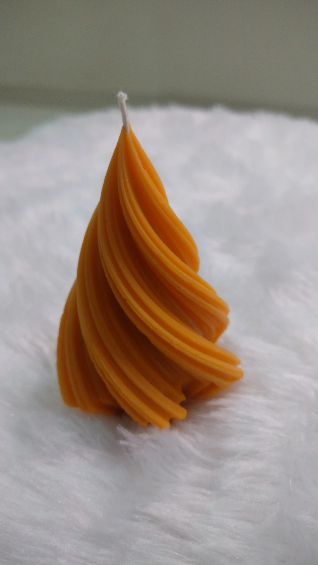 Twisted Spiral Pillar Candle