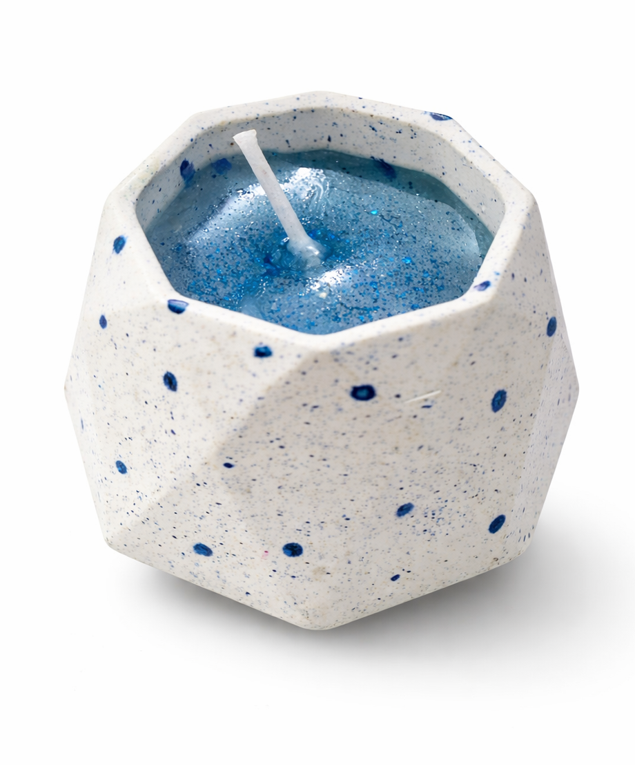 Handmade Geometric Jar Candle