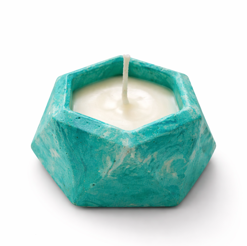 Handmade Geometric Jar Candle