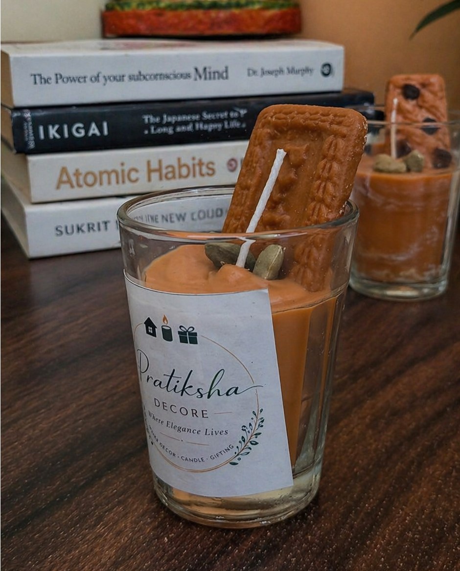 Masala Chai Glass Candle