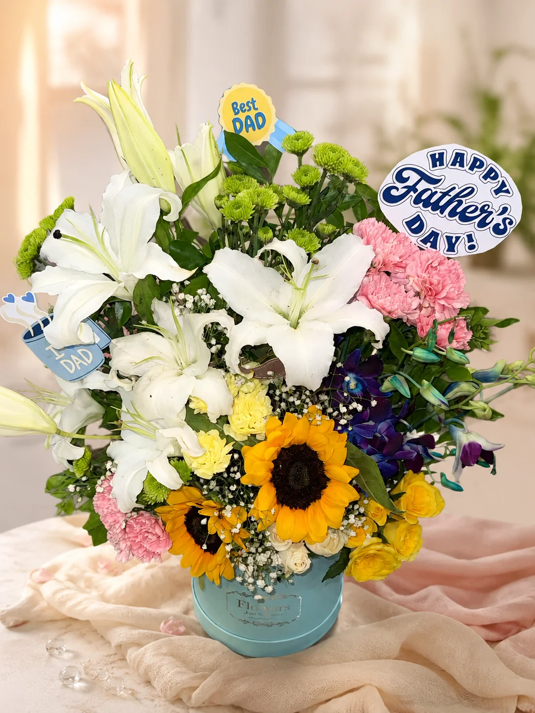 Mix Flowers Hamper