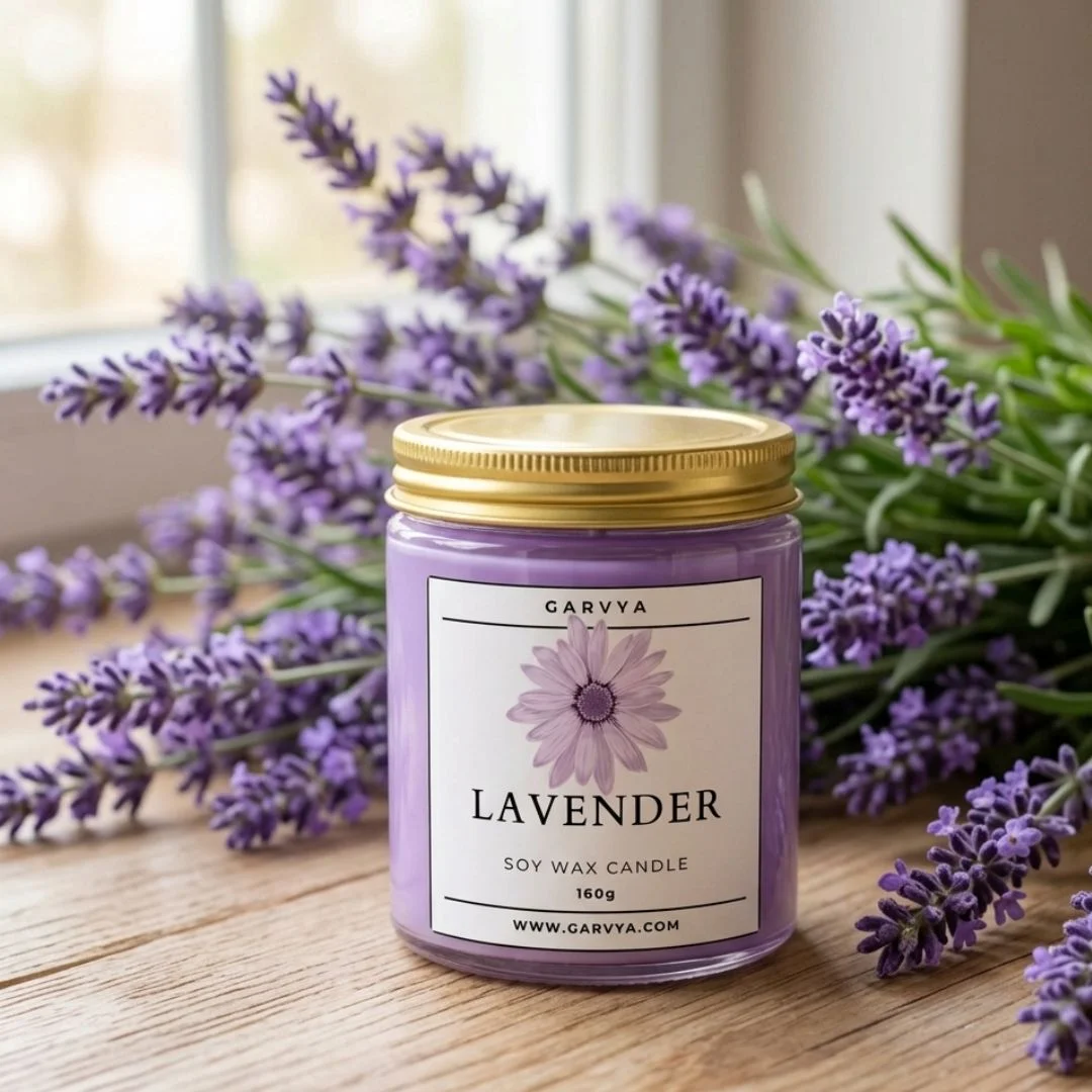 Lavender Scented Soywax Candle